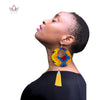 2020 African Cloth Fabric Earrings Handmade Earrings With Tassels For Women African Print Ankara Big Oversized Earrings SP032