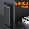 99000mah Power Bank External Battery PoverBank 2 USB LED Powerbank Portable Mobile phone Charger for Xiaomi MI iphone 8 X Huawei - Surprise store