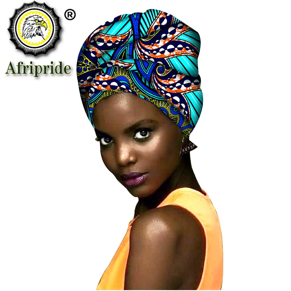 African fashion head scarf print wax cotton women african clothing Bazin Rich headwear A18H001