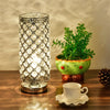 Modern Table Light Crystal LED Table Lamps Beauty Eyeshield Desk Lamps Home Bedroom Living Room Decoration Bedside Desk Light