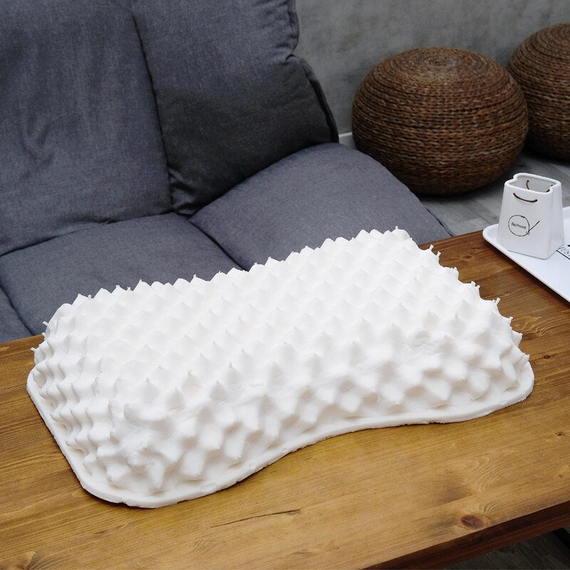 SB Thailand Pure Natural Latex Pillow Soft Adult Contoured Neck Protective Cervical Spine Correct Anti-Mite Stiff Pillow
