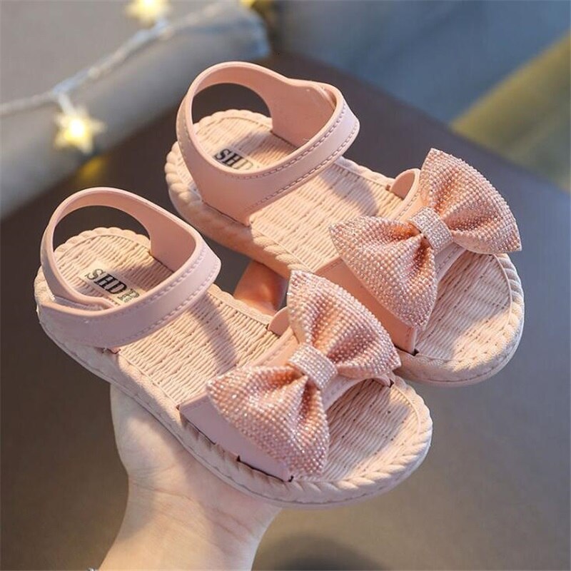 Kruleepo Fashion Casual Sandals Shoes for Girl Cute Summer Outdoor Children Kids Antislip Slipper Shoes