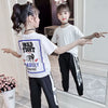 Tracksuit for Girl 2020 Summer Hop Casual Sports Suit Female Korean Version of The Loose Short Sleeve T-shirt Pant 2 Piece Set