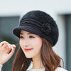 Hot Women Rabbit Fur Knitted Hats Casual Solid Color Autumn girls Winter Hat Female Bonnet Caps Boina Feminino - Surprise store