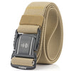 Elastic Men Belt Alloy Magnetic Buckle Outdoor Working Tactical Belt For Jeans Pants Casual Stretch Overalls Male Waist Belt New
