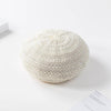 2021 Summer Beret Hats For Women Flat Cap Knit Hollow lace beret Hats Lady Girl Berets Hat Bone Female Tocas Painter Hat sun cap - Surprise store