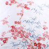 19mm Duvet Cover Queen 100% Silk 4pcs Bedding Set Printed Soft and Breathable with Zipper Closure & Corner Ties Pink White