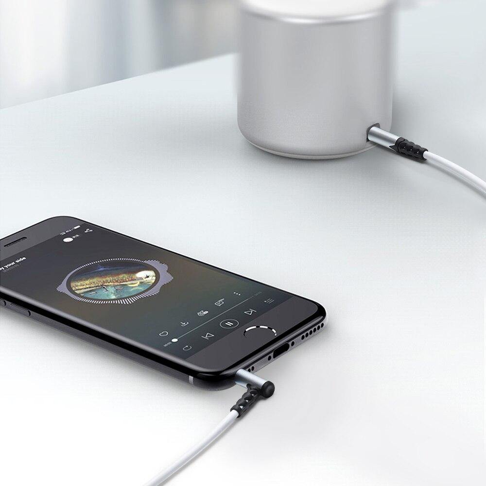 PCER AUX Cable Jack 3.5mm Audio Cable 3.5 mm Jack Speaker Cable for JBL Headphones Car Xiaomi redmi 5 plus Oneplus 5t AUX Cord - Surprise store