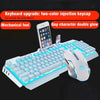 K670 Wireless Rechargeable Gaming Keyboard + Mouse Set LED Backlit Mechanical Feel USB Keyboards Mice Combos - Surprise store