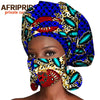 African Headwrap Earrings Hair Accessories Scarf Bonnet Ankara Wax Fabric Head Turban African Headscarf Mask Match Print A20H004