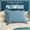 2pcs Gauze Pillowcase with Buckle Gauze Pillowcase preventing acne scars suit for Summer Buckle Desing convenient assemble