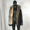 2020 New Business Casual Jacket Men Parka 100% Natural Rabbit Fur Lined Windproof Coat High Quality - Surprise store
