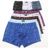 6pcs/Lot 100% Cotton Loose Boxers Four Shorts Underpants Men'S Boxers Shorts Breathable Underwear printing Comfortable cotton