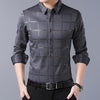 2021 Brand Casual Spring Luxury Plaid Long Sleeve Slim Fit Men Shirt Streetwear Social Dress Shirts Mens Fashions Jersey 2309