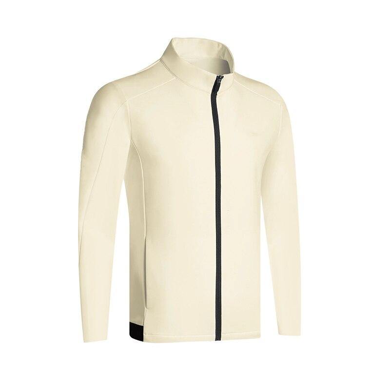Winter golf clothing men's Plush windbreaker composite fleece fleece Long Sleeve Jacket Coat golf top - Surprise store