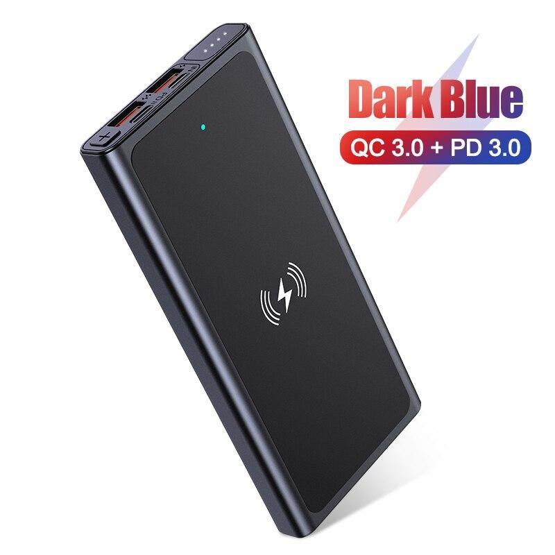 KUULAA Qi Wireless Charger Power Bank 10000mAh Wireless Charging Powerbank For iPhone 12 Samsung Xiaomi christmas gifts for men - Surprise store