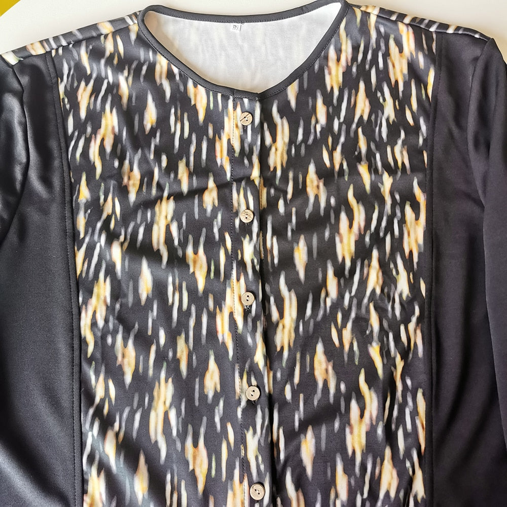 2021 New Men's Printed T-shirt Fashion Round Neck Long Sleeve Pullover Man Casual T Shirt 3XL Tops For Male Spring Fashion Tee