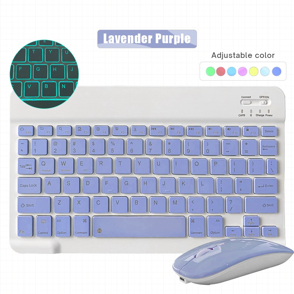 Wireless Bluetooth keyboard mouse for iPad 9.7 10.2 air 4 pro 11 for laptop bluetooth keyboard notebook for tablet samsung xiaom