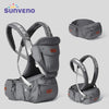 Sunveno Ergonomic Baby Carrier Baby Kangaroo Child Hip Seat Tool Baby Holder Sling Wrap Backpacks Baby Travel Activity Gear