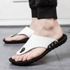 Men Flip Flops Summer Beach Sandals Slippers For Men Flats High Top Non-Slip PU Shoes Men Plus Size 44 Outdoor Casual Shoes 2020
