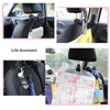 Universal Car Headrest Hook with Phone Holder Multi-function Car Adjustable Hook Hanging Groceries Car Interior Accessories