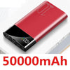90000mAh Power Bank Portable Ultra-thin Phone Charger Digital Display 2 USB Outdoor Travel Powerbank for Xiaomi Samsung IPhone - Surprise store