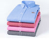 Quality 100% COTTON Men Dress Shirt Button Down Excellent Comfortable Slim Fit Button Collar Business Mens Casual Shirts Tops