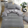 JDDTON Classical Simple Style Bedding Galaxy Sea Stripe Bed Linen Duvet Cover Set AB Side Bed Sheet Set Pillowcase Cover BE094