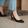 FEDONAS Elegant Shallow Shoes For Women Genuine Leather High Heels Pumps Female Calssic 2021 Spring Wedding Party Women'S Shoes