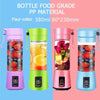 DTVANE 6 Cutter Head Smoothie Blender Electric Juicer Machine Portable Blender Mini Food Processor Personal Lemon Squeezer