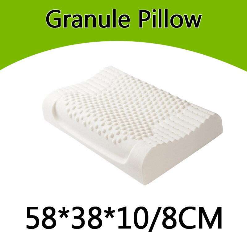 Thailand Natural Latex Orthopedic Massage Pillow Neck Cervical Spine Protected Remedial Big Vertebrae Pillow