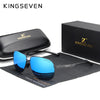 KINGSEVEN 2021 Brand Men Aluminum Sunglasses Polarized UV400 Mirror Male Sun Glasses Women For Men Oculos de sol