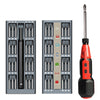 DTBD 4.2V Electric Screwdriver Set Smart Rechargeable Cordless Power Screw Driver Kit with LED Light Lithium Battery Operated