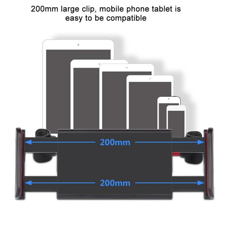 Universal Car Phone Holder Car Seat Back Bracket Car Tablet Bracket Headrest Bracket For 4-11 Inch Phone Tablet Car Accessories