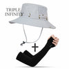 New Summer Mesh Breathable Bucket Hats Men's Outdoor Fishing Mountaineering Sun Hat Casual Foldable Adjustable Male Panama Hat