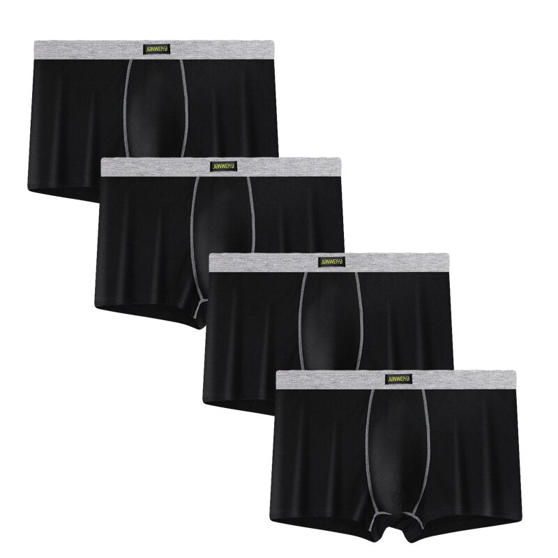 4-packs Modal fabric 2020 New Men's Boxer Pantie Lot Underpant Loose Large Short Plus 5xl 6XL 7XL 8XL Underwear Boxer Male