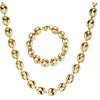 Coffee Beans Chains Necklaces Bracelets Set Stainless Steel Jewelry For Men Women 6MM 8MM 11MM 13MM Hiphop Statement USENSET