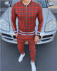New Men Casual Zipper Set Autumn Thin Mens set Tracksuit Set Male Sweatshirt Sweatpants Fashion Pants+Jackets Two-Piece Sets