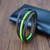 Multilayer Bracelet Natural Stone Genuine Leather Braided Wrap Bangle Stainless Steel Magnetic Clasp Bracelet Men Jewelry