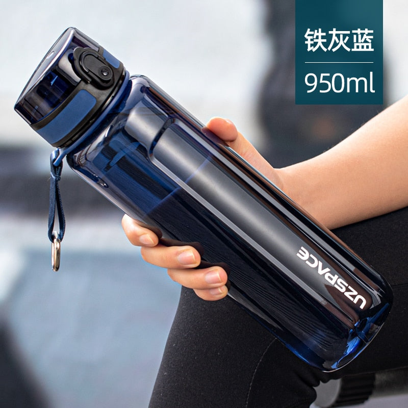 Water Bottle 500/1000ml Portable Leakproof Shaker Outdoor Sport Tour Direct Drinking Bottle Eco Friendly Plastic Bottle BPA Free
