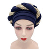 Latest Diamonds Turban Cap for Women Ready Female Head Wraps African Auto Geles Aso Oke Headtie Muslim Headscarf Turbans Hat