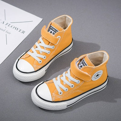 Children Canvas Shoes Girls Sneakers 2021 New Autumn Breathable Kids Shoes for Boys High Quality Student Casual Sneakers Zapatos