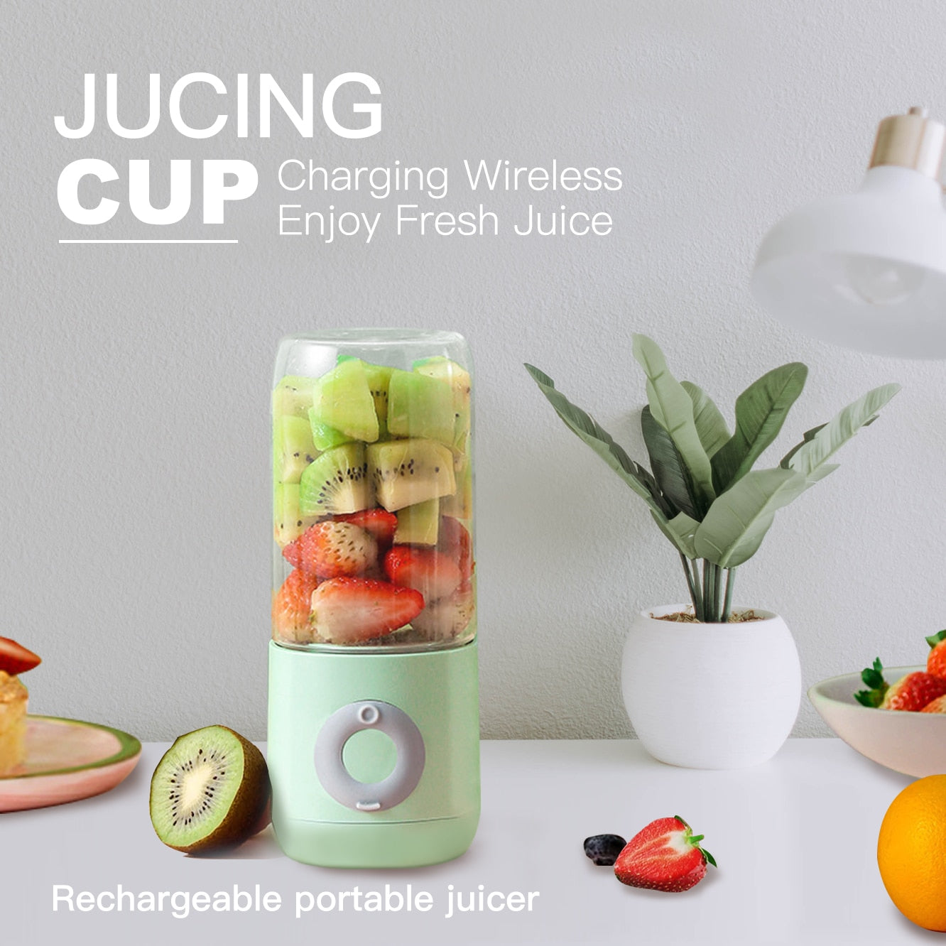 DTVANE 6 Cutter Mini Portable Juicers USB Electric Mixer Fruit Smoothie Blender For Machine Food Processor Maker Juice Extractor