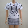 2019 new arrival summer elegent fashion style african women printing plus size dress M-XL