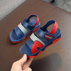 Kids Summer Shoes Children Sandals for Boys Casual Student Flat Beach Shoes Kids Outdoor Soft Non-slip Leather Sandals B0002