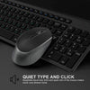 Russian keyboard wireless keyboard mouse set USB receiver with small digital compact keyboard for home office silent mouse - Surprise store