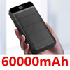 99000mah Power Bank External Battery PoverBank 2 USB LED Powerbank Portable Mobile phone Charger for Xiaomi MI iphone 8 X Huawei - Surprise store
