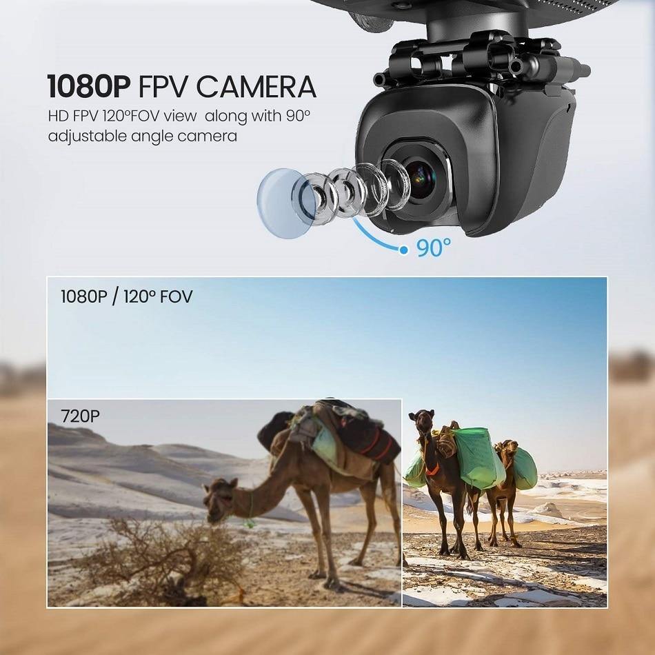 Potensic GPS Drone with 1080P HD Camera FPV Live Video for Adults and Kids RC Quadcopter Carrying Case 2 Batteries Easy to Use - Surprise store