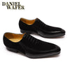 Luxury Handmade Oxford Formal Men Shoes Lace up Split Toe Coffee Black Office Wedding Shoes Suede Patchwork Leather Shoes Men