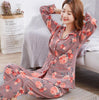 100% Cotton Women's Pajamas Set Long Sleeve Girl Casual Women Sleepwear Leisure Outerwear Sleepwear Pyjamas Nightwear